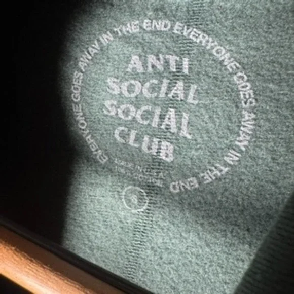 CPFM x ASSC Hoodie Anti Social Social Club Cactus Plant Flea‎ Market Small Green